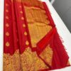 Designer Border Banarasi Red Saree