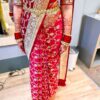 Designer Silk Banarasi Red Saree