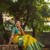 Bridal Wedding Banarasi Yellow Saree