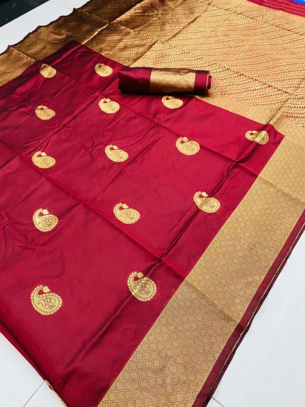 Maroon Saree