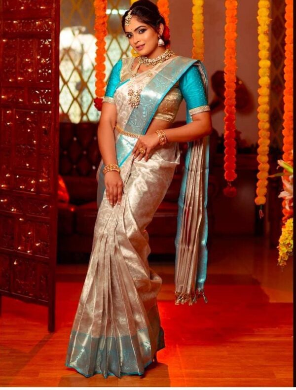 Bollywood Wedding White Saree