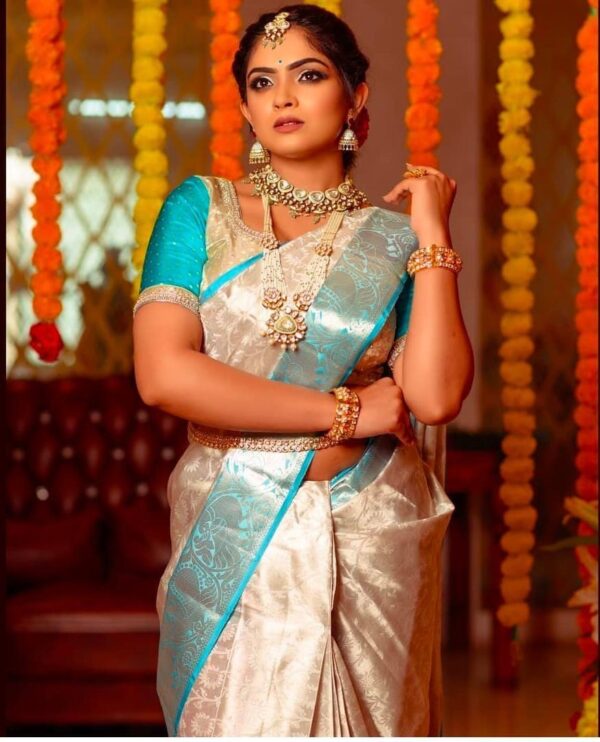 Bollywood Wedding White Saree