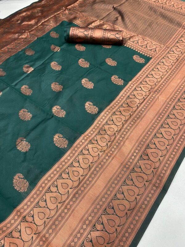 Formal Silk Traditional Green Saree