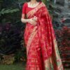 Silk Red Saree