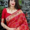 Traditional Wedding Banarasi Red Saree