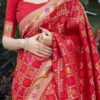 Traditional Wedding Banarasi Red Saree