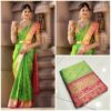 Banarasi Designer Silk Green Saree