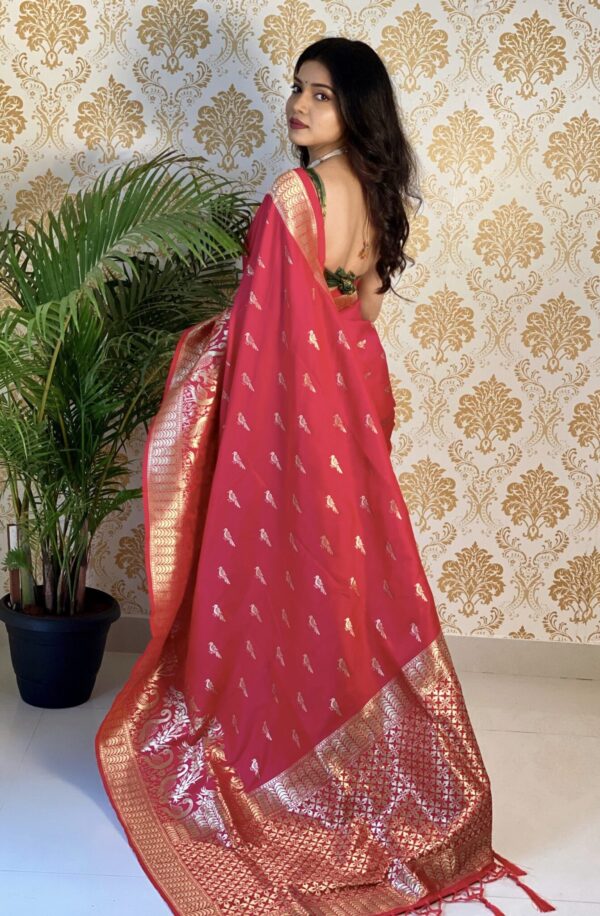 Wedding Fabulous Silk Pink Saree