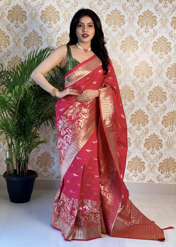 Pink Saree