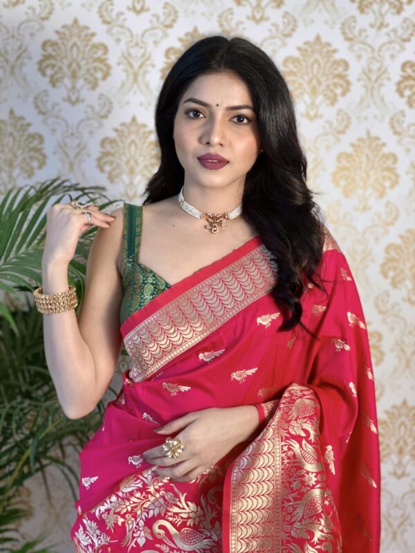 Wedding Fabulous Silk Pink Saree