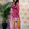 Kanjivaram Wedding Silk Purple Saree
