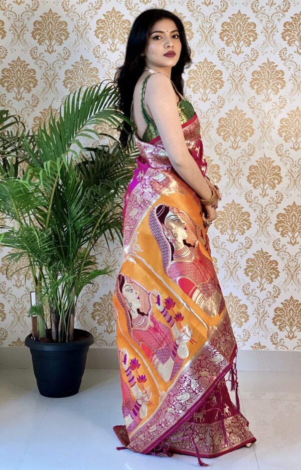 Kanjivaram Wedding Silk Purple Saree