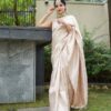 Banarasi White Silk Saree