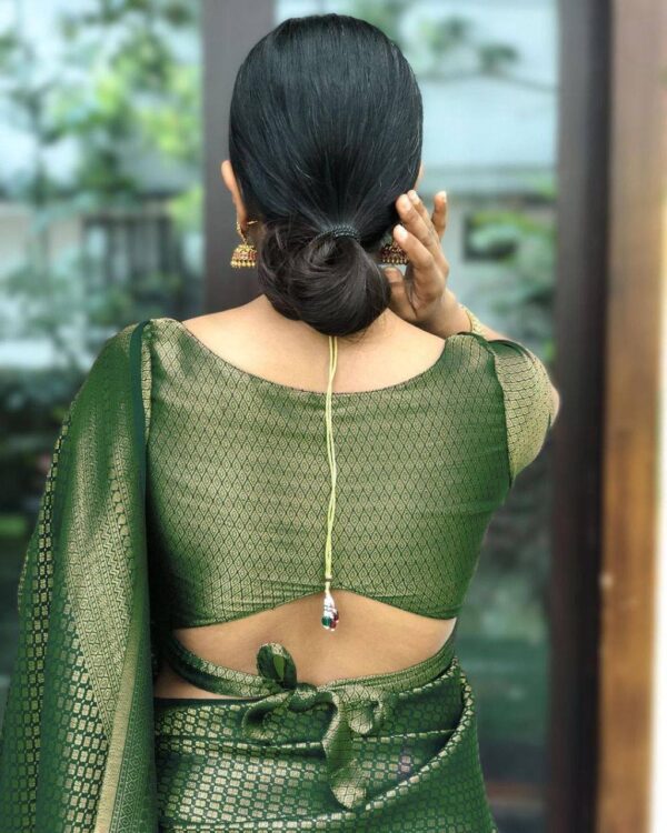 Silk Green Saree