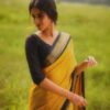 Yellow Silk Saree