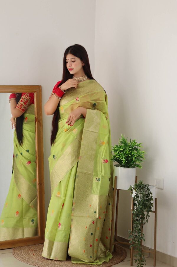 Green Saree