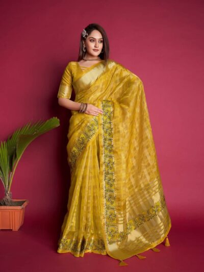 Yellow Saree