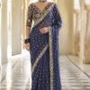 Royal Blue Saree