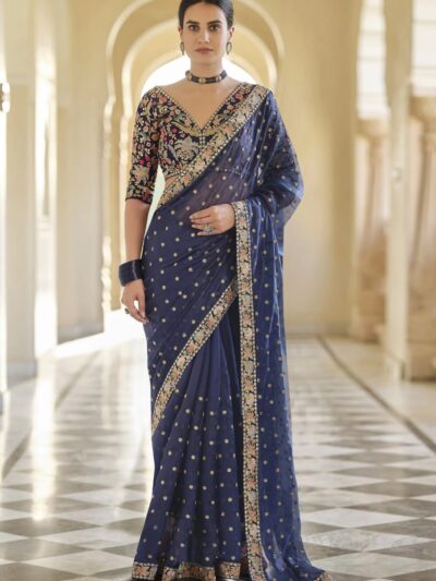 Royal Blue Saree