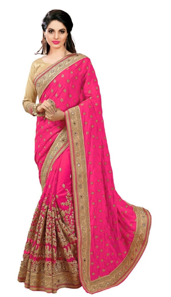 Simple Silk Georgette Saree