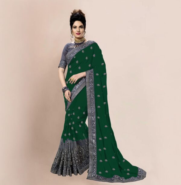 Green Saree