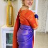 Bollywood Party Blue Saree