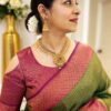 Stylish Wedding Banarasi Green Saree