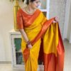 Wedding Function Yellow Saree