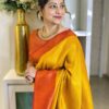 Wedding Function Yellow Saree