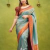 Sky Blue Saree