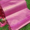 Bollywood Party Banarasi Pink Saree