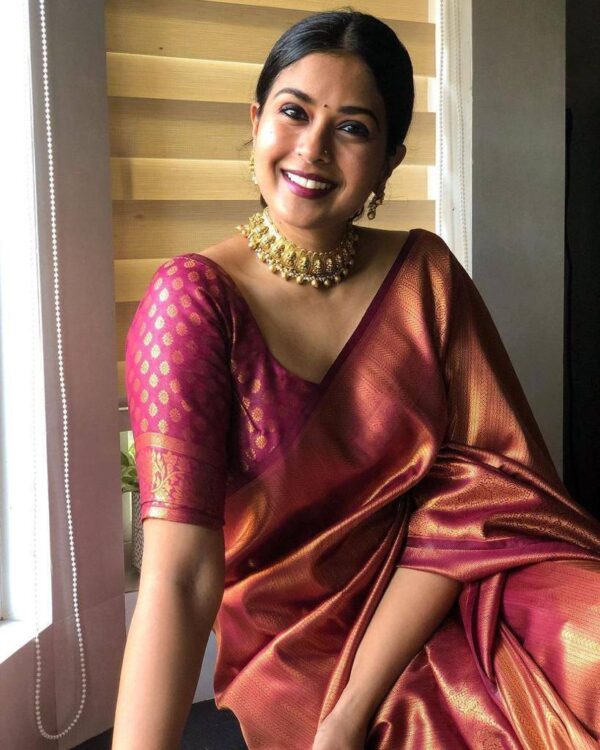 Banarasi Wedding Purple Saree For Women