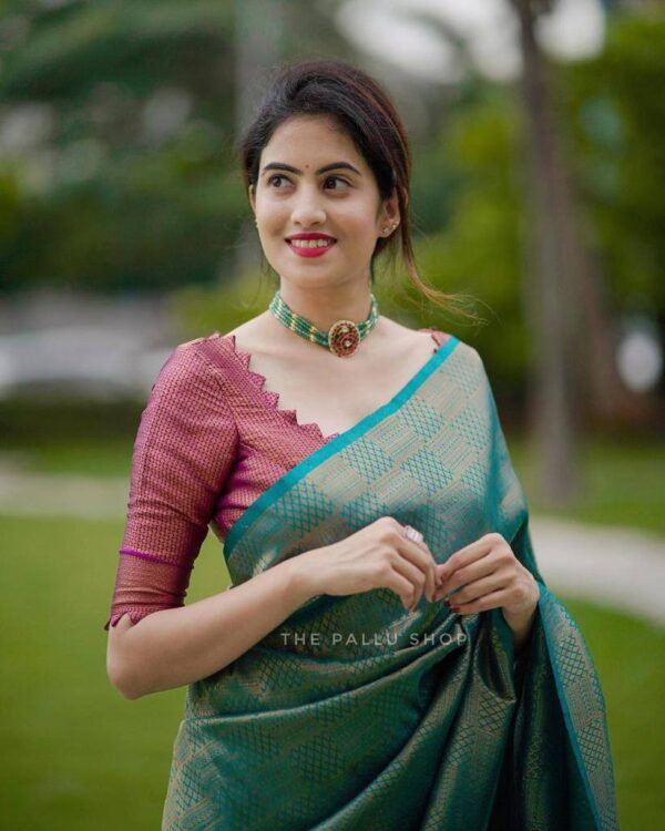 Bollywood Wedding Sky Blue Saree