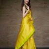 Yellow Saree For Wedding Traditional Function