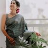 Banarasi Silk Latest Fashion Blue Saree