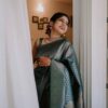 Banarasi Silk Latest Fashion Blue Saree