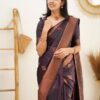 Purple Saree