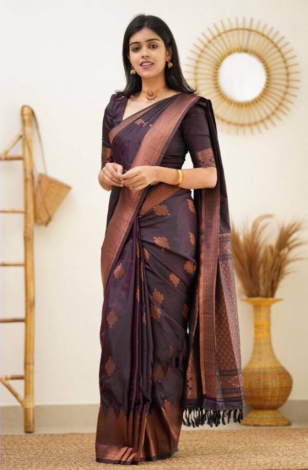 Purple Saree