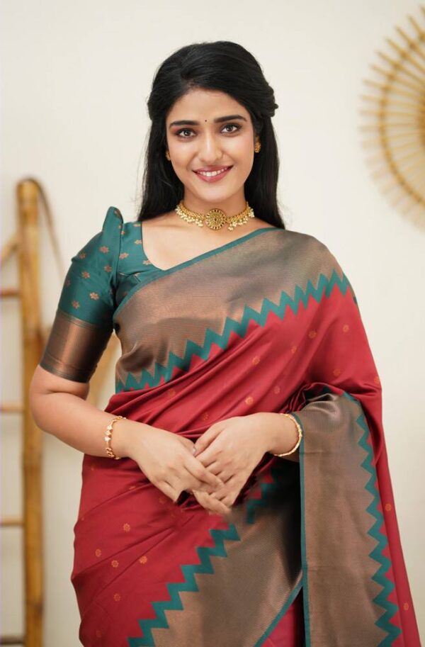 Wedding Pink Saree with Designer Border