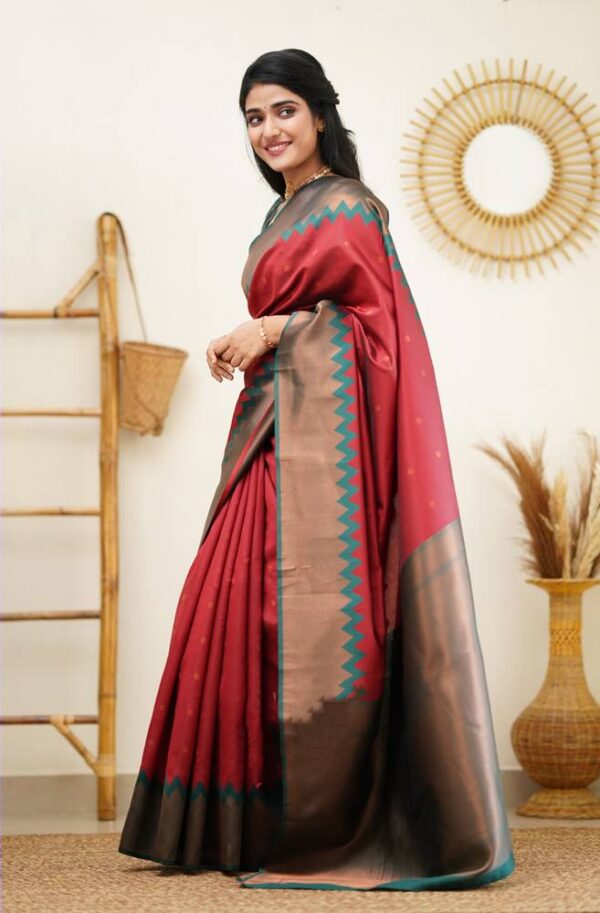 Wedding Pink Saree with Designer Border