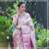 Bollywood Pink Saree Party wear Silk