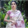 Bollywood Pink Saree Party wear Silk