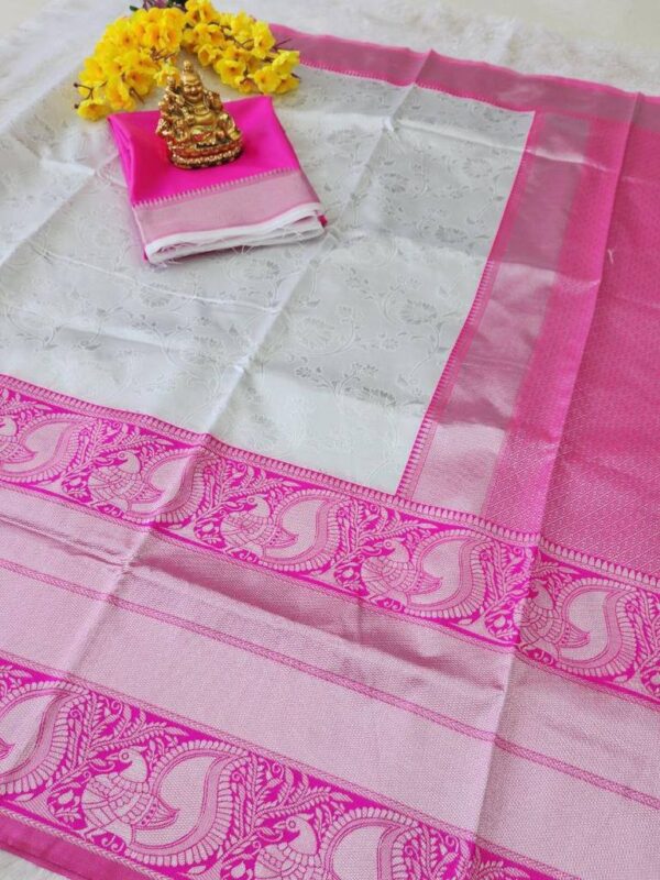 Bollywood Pink Saree Party wear Silk