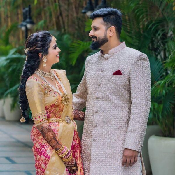Bridal Designer Border Silk Pink Saree