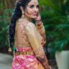 Bridal Designer Border Silk Pink Saree