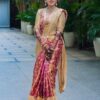 Bridal Designer Border Silk Pink Saree