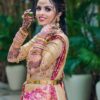 Bridal Designer Border Silk Pink Saree