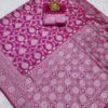 Designer Banarasi Wedding Purple Saree