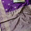 Wedding Traditional Silk Purple Saree