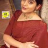 Bollywood Wedding Silk Maroon Saree